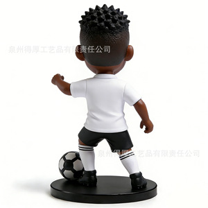 Figura Coleccionable de Jugador de Fútbol, Bobblehead de Resina, Artículo Decorativo para Regalo de Aficionados - Product Image 2