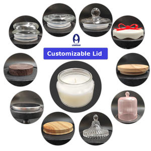 ผู้ผลิตเทียนหอมจากขี้ผึ้งถั่วเหลือง สำหรับบ้านและโรงแรม กลิ่นวานิลลา เซจ เบอร์กามอต อำพัน ในขวดแก้ว พร้อมฝาปิด - Product Image 5