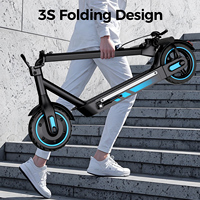 Trottinette Électrique Pliable Portable avec Bande LED Intelligente Contrôlée par APP, Idéale pour l'Extérieur et les Voyages, Prise en Charge de la Personnalisation - Vente en Gros