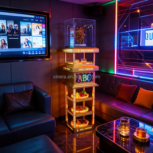 Bandeja de Aperitivos LED Personalizada con Diseño de Dragón, Plato Luminoso de Múltiples Niveles para Servicio VIP en Discotecas - Product Image 4