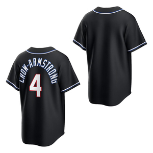 Maillots de baseball personnalisés 2026 Chicago Fashion Black Out, brodés et cousus, uniformes pour jeunes avec logos - Product Image 1