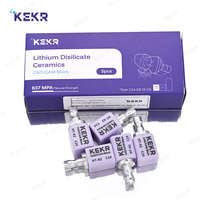 Bloque de vitrocerámica dental de disilicato de litio KEKR C14 para fresado CAD/CAM de coronas y carillas