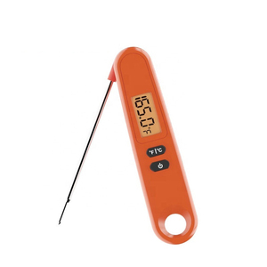 Thermomètre alimentaire numérique à lecture instantanée DD1457 avec écran rétroéclairé pour barbecue, cuisson, grillades, viande, pliable, électronique - Product Image 4