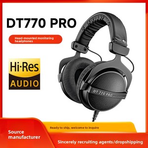 Casque <span class=keywords><strong>DT770</strong></span> Pro Studio 80Ω avec coussinets en velours pour un port confortable, conception acoustique ouverte, large scène sonore pure - Product Image 2