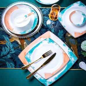 Jingdezhen – service de table en porcelaine, nouveaux modèles, tête de vieil homme dorée, vaisselle en céramique et baguettes - Product Image 3