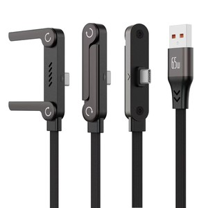 <span class=keywords><strong>C</strong></span>âble <span class=keywords><strong>USB</strong></span> vers <span class=keywords><strong>Type</strong></span>-<span class=keywords><strong>C</strong></span> 65W, 1,5 m, pliable, en nylon tressé, charge rapide, pour téléphones mobiles, écouteurs, jeux - Product Image 1