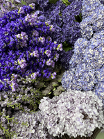 AYOYO OEM fleur violette Simulation fleur mariage décoration hortensia fleurs artificielles en gros