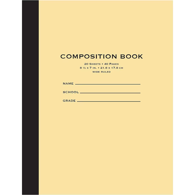 Custom A4 A5 A3 B6 Single Line College Ruled Notebook Bulk Wholesale for School and Gift Use Paper Cover