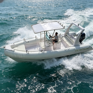Bateau semi-rigide (RIB) 6,8 mètres à coque en fibre de verre, certifié CE, pour la pratique du Foiling, modèle RIB680, à vendre - Product Image 3