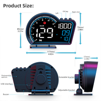 G16 Universal Car GPS Tachometer mit 5-Zoll-Heads-Up-Display mit Takt funktion