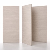 Revêtement mural en PVC imitation bois champagne, flexible, 5-8 mm, imperméable, panneau mural décoratif en bambou et charbon de bois pour la décoration