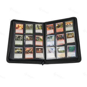Carpeta para Colección <span class=keywords><strong>de</strong></span> Tarjetas <span class=keywords><strong>de</strong></span> Juego, Antiarañazos, 9 Bolsillos, con Cubierta Rígida <span class=keywords><strong>de</strong></span> Cuero PU, Páginas Interiores <span class=keywords><strong>de</strong></span> PP, Protectora, Impermeable y Ecológica - Product Image 5