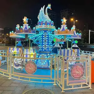 Musical Carousel Ride Park Electric Carousel 12 seats unicorn horse rotating chair