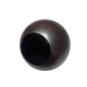 Bola hueca de acero inoxidable con orificio de carbono, esfera grande, código perforado magnético personalizado