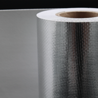 Feuille de tissu tissé de haute qualité isolation thermique refléter le tissu tissé en feuille d'aluminium léger