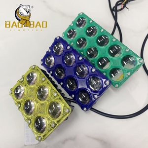 BAOBAO - Foco Universal para Motocicleta <span class=keywords><strong>de</strong></span> 80 V, Luces Antiniebla Amarillas y Blancas, Luces LED Dobles <span class=keywords><strong>de</strong></span> Alta Intensidad para Motocicleta, 30 W <span class=keywords><strong>de</strong></span> Potencia - Product Image 5