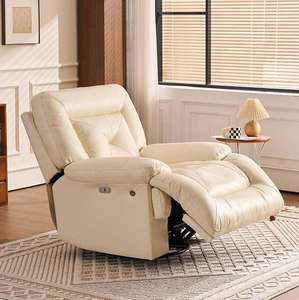 Fauteuil inclinable moderne multifonctionnel électrique pour home cinéma, canapé capsule spatiale, fauteuil de massage à bascule paresseux en éponge pour villa - Product Image 4