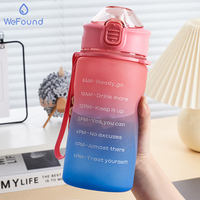 Offre Spéciale étanche et sans Bpa pour bouteille d'eau de marqueur de temps motivationnel en plastique Offi