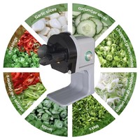 Multifunctionele groente- en fruitsnijmachine van roestvrij staal voor bakkerij, thuiskeuken, restaurant en voedselbereiding