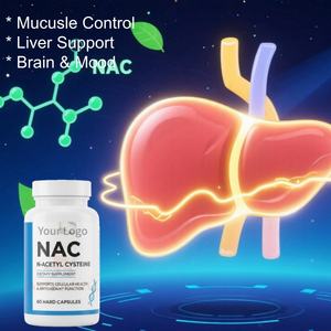 <span class=keywords><strong>Capsules</strong></span> Astrawell NAC OEM N-Acétyl-L-Cystéine, Compléments Végétaliens pour le Soutien Hépatique, Compléments Alimentaires, <span class=keywords><strong>Capsules</strong></span> NAC - Product Image 3