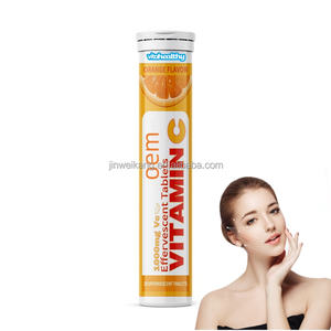 Vitahealthyプライベートラベル発泡錠のベストプライスビタミンC1000mg VCオレンジフレーバー毎日の健康アンチエイジング - Product Image 1