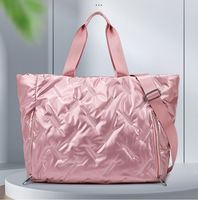 Sac de sport unisexe grande capacité en toile imperméable avec compartiment à chaussures et sangle réglable pour le yoga, les voyages en extérieur et la salle de sport