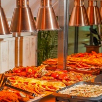 XINGPAI — chauffe-aliments électrique, trois ampoules, en acier inoxydable, pour buffet, hôtel, restaurant