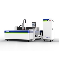 Machine de découpe laser à fibre CNC Reci Single Bed 3015 pour tôles métalliques, puissance 1,5-15 kW, vitesse 150000-200000 mm/min, épaisseur 0-24 mm
