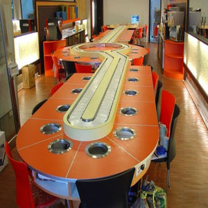 Sistema de cinta transportadora de <span class=keywords><strong>sushi</strong></span> completamente automático con velocidad ajustable Equipo de <span class=keywords><strong>sushi</strong></span> transportador automático Premium - Product Image 3