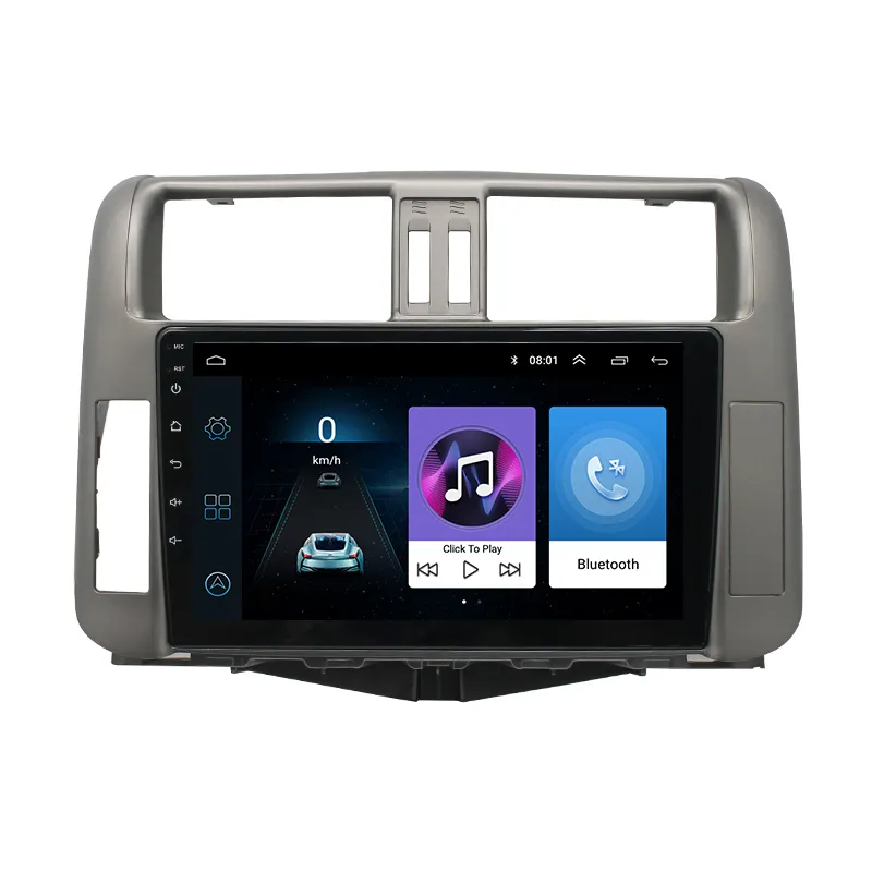 Auto eletrônica 2 din 9 polegadas áudio rádio do carro android Para Toyota Land Cruiser Prado 150 2009-2013 navegação do gps do carro dvd