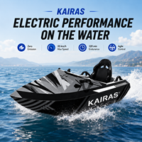 Nuevo Bote Eléctrico 2026, Moto Acuática Personal de Alto Rendimiento de 15KW, Velocidad de 55km/h, Batería de Litio, Scooter Acuático para Recreación