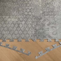 Tapis de jeu pour bébé mousse Eva doux non toxique facile à nettoyer élégant moderne tapis de salle de jeux bébé Spielmatte