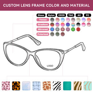 نظارات عين القط عالية الجودة للنساء مريحة أكثر للمرتدي لأول مرة نظارات إطار واضح - Product Image 4