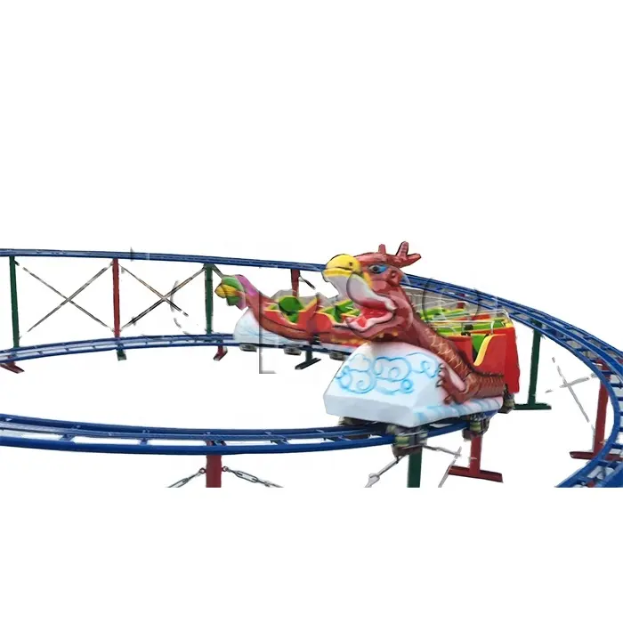 Prezzo a buon mercato Mini Roller Coaster Giro Per I Bambini parco giochi al coperto Scivolo Drago/Scorrevole Drago Roller Coaster