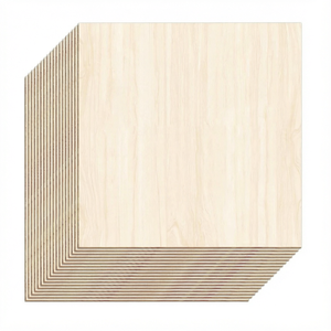 <b>Fire</b> Rated Basswood Plywood Board Low Emission Unfinished Wood Panel for <b>Indoor</b> Furniture and Villa - Product Image 1