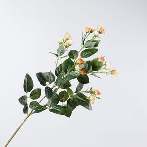 Bouquet de fleurs en plastique décoratif pour la maison, le bureau, la décoration de mariage, décoration intérieure, plantes artificielles, fleurs artificielles - Product Image 4