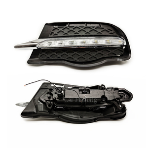 Feux de jour à <span class=keywords><strong>LED</strong></span> pour voiture, feux antibrouillard, cache pour Mercedes-Benz Classe C W204 2008 2009 2010, feux antibrouillard blancs - Product Image 4