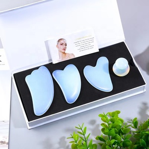 Cuore opale <span class=keywords><strong>Gua</strong></span> <span class=keywords><strong>Sha</strong></span> Stone Natural Moonstone Facial Jade Roller e <span class=keywords><strong>Gua</strong></span> <span class=keywords><strong>Sha</strong></span> Set Opalite Moon Guasha Massager Kit per il viso - Product Image 5