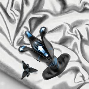 Set di Plug Anali in Silicone OEM con Anello Fallico Vibratore a Doppio Motore Massaggiatore Prostatico Stimolatore Punto G Prezzo di Fabbrica Giocattoli Sessuali Anali per Uomo - Product Image 2