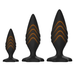 Kovida Male 3 Pcs a Set Silicone Tapered Korek Analny Shemale Butt Plug Girl Pretty Gay Huge Anal Torture Toys Anal Stretcher - Product Image 6