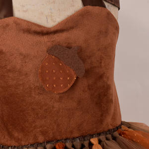 2024 FIESTA DE Halloween ardilla niños Animal tutú vestido con cola Día DE LOS NIÑOS juego de rol actuación disfraz de ardilla - Product Image 3