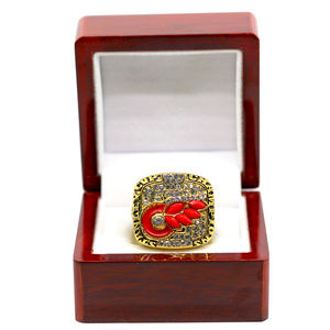 Bague de championnat des Red Wings de Detroit 2002 pour homme, plaquée or rose, alliage, souvenir, collection, cadeau d'anniversaire - Product Image 4