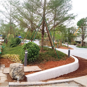 Banco de Fibra de Vidrio para Árbol, Asientos para Parque al Aire Libre, Diseño Contemporáneo para 4 Personas, Muebles de Patio Modernos y Duraderos - Product Image 3
