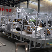 Machine de nettoyage de serres agricoles ZHUOTAI sur mesure, à châssis galvanisé, pour lavage supérieur, fonctionnement stable