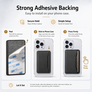 Denior OEM ODM <span class=keywords><strong>Porta</strong></span> Carte Adesivo in Pelle PU per <span class=keywords><strong>Telefono</strong></span> <span class=keywords><strong>con</strong></span> Tasca per Carte e Contanti per Acquirenti di Accessori Mobili - Product Image 2