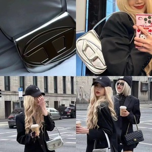 תיק יד מיני מעצב מותג מפורסם עם סגירת רוכסן, בטנת פוליאסטר, תיק אלפבית חמוד ואופנתי, קיבולת גדולה, קיץ, קז'ואל - Product Image 4