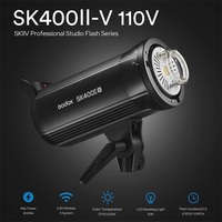 Flash de Studio Professionnel Godox SK400II-V SK400IIV 400 Ws Monolight de Studio avec Lampe Pilote LED