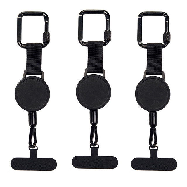 Retractable Anti-Theft Waterproof Portable Phone Holder Lanyard with Safety Tether for Outdoor Camping & Hiking Travel Bag