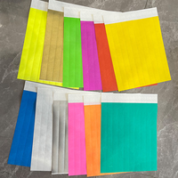 Fabricantes de Pulseras para Eventos en China, Venta al por Mayor, Logotipo Personalizable/VIP/Código QR, Pulsera de Papel Impermeable con Impresión Digital en Blanco