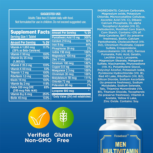 Wholesale Private Label Men <strong>Multivitamin</strong> Tablets Energy Boost Supplement Complex Vitamins And Minerals Supplement Bulk For Men - Product Image 6